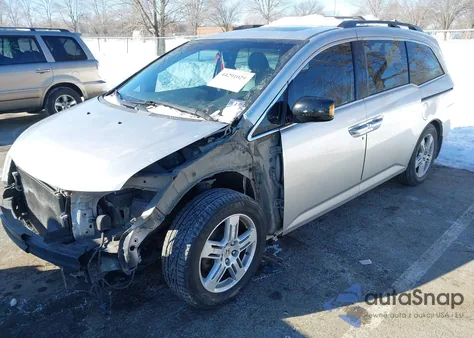 2012 Honda Odyssey Touring/Touring Elite z USA, uszkodzony, nr VIN 5FNRL5H99CB004570